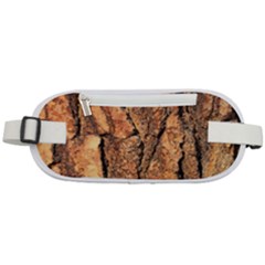 Bark Texture Wood Large Rough Red Wood Outside California Rounded Waist Pouch by Ket1n9