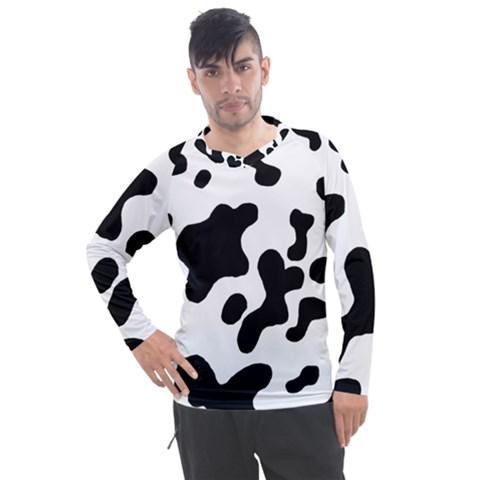 Cow Pattern Men s Pique Long Sleeve T-shirt by Ket1n9