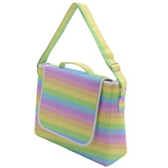 Cute Pastel Rainbow Stripes Box Up Messenger Bag by Ket1n9