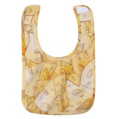 Cheese Slices Seamless Pattern Cartoon Style Baby Bib by Ket1n9