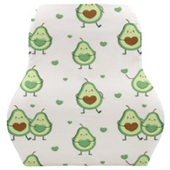 Cute Seamless Pattern With Avocado Lovers Car Seat Back Cushion  by Ket1n9