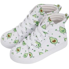 Cute Seamless Pattern With Avocado Lovers Kids  Hi-top Skate Sneakers by Ket1n9