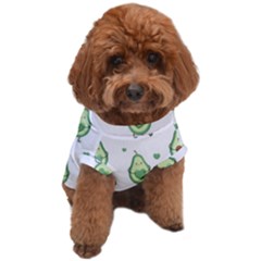 Cute Seamless Pattern With Avocado Lovers Dog T-shirt