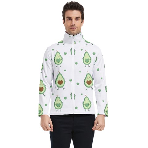 Cute Seamless Pattern With Avocado Lovers Men s Bomber Jacket by Ket1n9