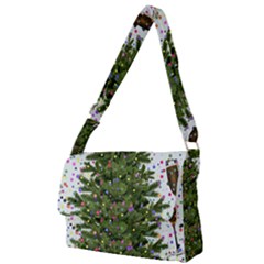 Funny Angry Full Print Messenger Bag (l) by Ket1n9