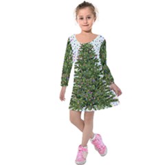 New Year S Eve New Year S Day Kids  Long Sleeve Velvet Dress by Ket1n9