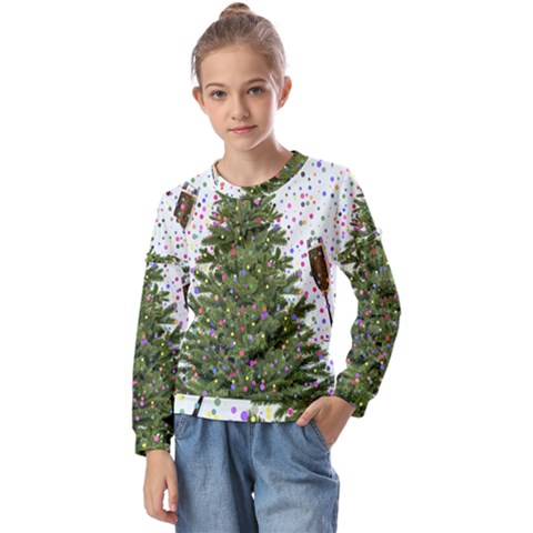 New Year S Eve New Year S Day Kids  Long Sleeve T-shirt With Frill  by Ket1n9