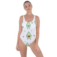 Cute Seamless Pattern With Avocado Lovers Bring Sexy Back Swimsuit by Ket1n9