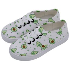 Cute Seamless Pattern With Avocado Lovers Kids  Classic Low Top Sneakers by Ket1n9