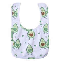 Cute Seamless Pattern With Avocado Lovers Baby Bib by Ket1n9