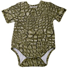 Aligator Skin Baby Short Sleeve Bodysuit by Ket1n9