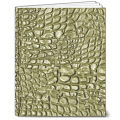 Aligator Skin 8  X 10  Hardcover Notebook by Ket1n9