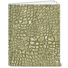 Aligator Skin 8  X 10  Softcover Notebook by Ket1n9