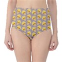 Yellow Mushroom Pattern Classic High-Waist Bikini Bottoms View1