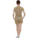 Yellow Mushroom Pattern Women s T-Shirt and Shorts Set View2