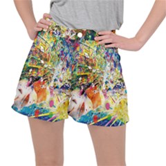 Multicolor Anime Colors Colorful Women s Ripstop Shorts by Ket1n9