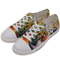 Multicolor Anime Colors Colorful Men s Low Top Canvas Sneakers by Ket1n9