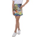 Multicolor Anime Colors Colorful Kids  Tennis Skirt View1