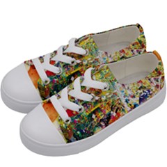 Multicolor Anime Colors Colorful Kids  Low Top Canvas Sneakers by Ket1n9