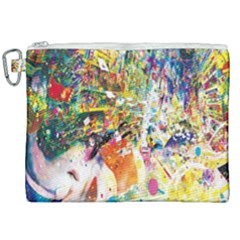 Multicolor Anime Colors Colorful Canvas Cosmetic Bag (xxl) by Ket1n9