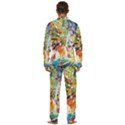 Multicolor Anime Colors Colorful Men s Long Sleeve Velvet Pocket Pajamas Set View4