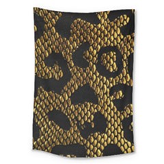 Metallic Snake Skin Pattern Large Tapestry by Ket1n9