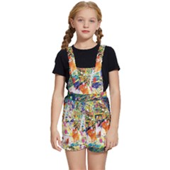 Multicolor Anime Colors Colorful Kids  Short Overalls by Ket1n9