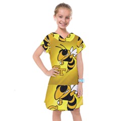 Georgia Institute Of Technology Ga Tech Kids  Drop Waist Dress by Ket1n9