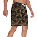 Metallic Snake Skin Pattern Men s Beach Shorts View3