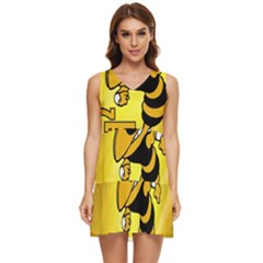 Georgia Institute Of Technology Ga Tech Tiered Sleeveless Mini Dress by Ket1n9