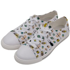 Insect Animal Pattern Men s Low Top Canvas Sneakers by Ket1n9