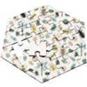 Insect Animal Pattern Wooden Puzzle Hexagon View3