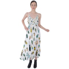 Insect Animal Pattern Tie Back Maxi Dress by Ket1n9