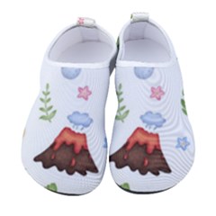 Cute Palm Volcano Seamless Pattern Women s Sock-style Water Shoes by Ket1n9