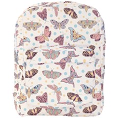 Pattern With Butterflies Moths Full Print Backpack by Ket1n9