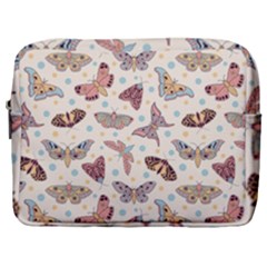 Pattern With Butterflies Moths Make Up Pouch (large) by Ket1n9