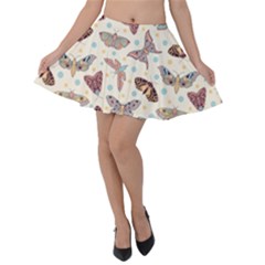 Another Monster Pattern Velvet Skater Skirt by Ket1n9