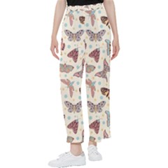 Pattern With Butterflies Moths Women s Pants 