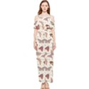 Another Monster Pattern Draped Sleeveless Chiffon Jumpsuit View1