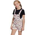 Pattern With Butterflies Moths Kids  Short Overalls View2