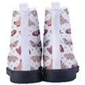 Pattern With Butterflies Moths Kid s High-Top Canvas Sneakers View4