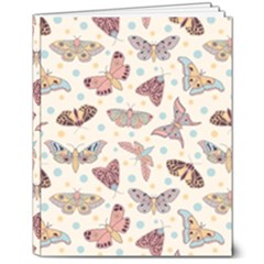 Another Monster Pattern 8  X 10  Hardcover Notebook by Ket1n9