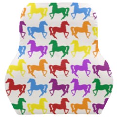 Colorful Horse Background Wallpaper Car Seat Back Cushion  by Hannah976