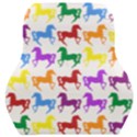 Colorful Horse Background Wallpaper Car Seat Back Cushion  View1