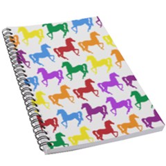 Colorful Horse Background Wallpaper 5 5  X 8 5  Notebook by Hannah976