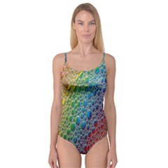 Bubbles Rainbow Colourful Colors Camisole Leotard  by Hannah976