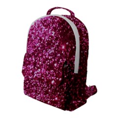 Pink Glitter Flap Pocket Backpack (large) by Hannah976