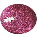 Pink Glitter Wooden Puzzle Round View3