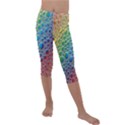 Bubbles Rainbow Colourful Colors Kids  Lightweight Velour Capri Leggings  View1