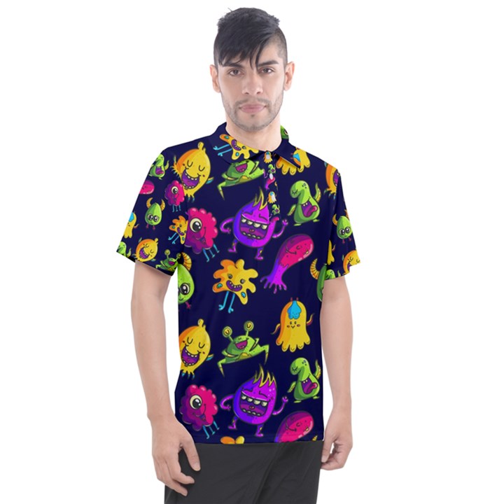 Space Patterns Men s Polo T-Shirt